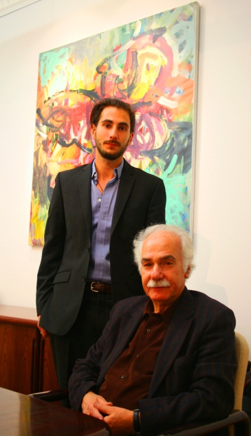 Andre Naffis Sahely and Abdellatif Laabi photo by Tam Hussein