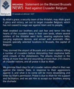 ISIS press release